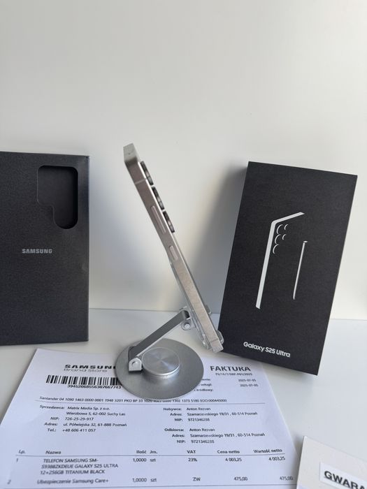 Samsung S25 Ultra 256 GB / Gwarancja / Jak Nowy !