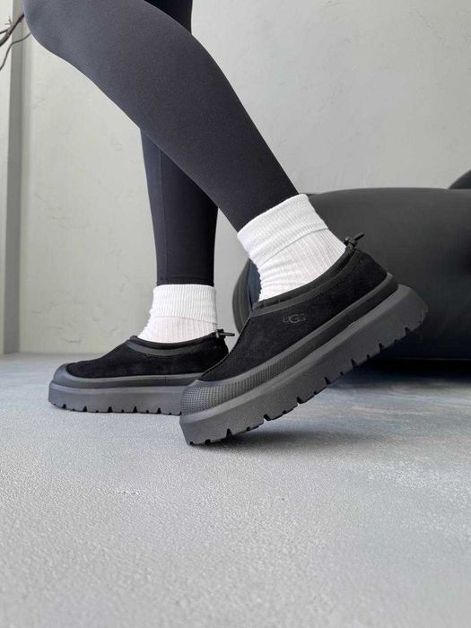 Сапоги UGG Tasman Weather Hybrid Black 36-45 Натур Замша! Новинка Зимы