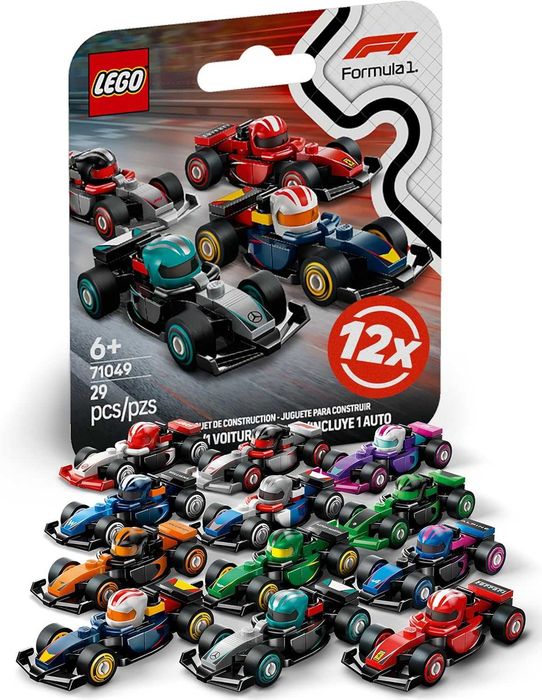 Coleção completa Lego Minifiguras Formula 1 (71049) | Nova e Selada