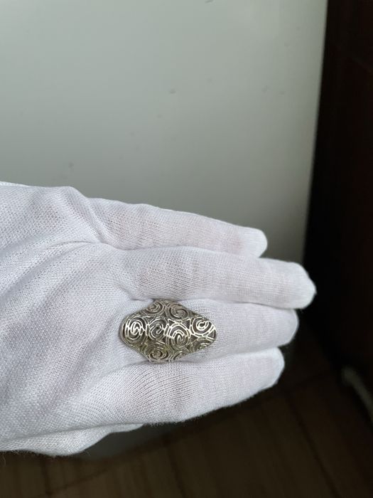 Ажурне срібне кільце