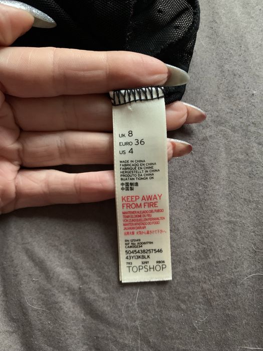 TopShop koronkowe body rozm 36