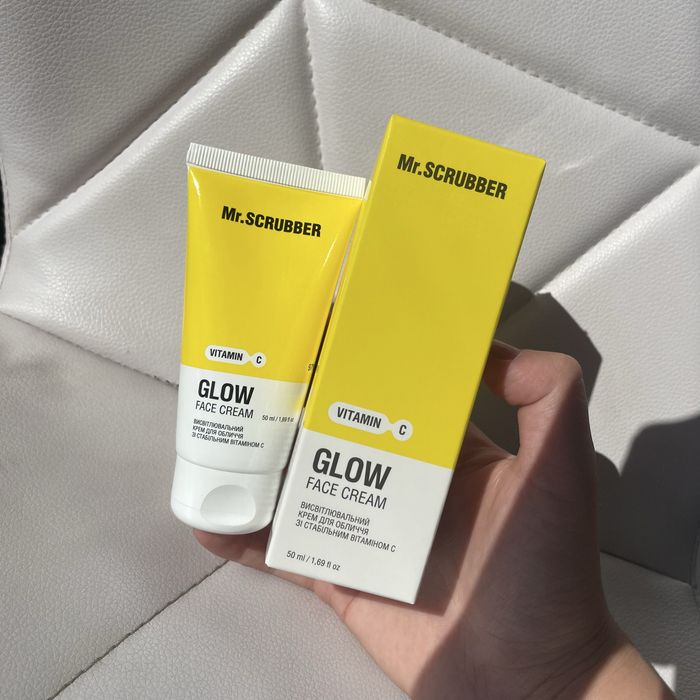 Висвітлювальний крем для обличчя Mr.SCRUBBER Glow Face Cream з вітаміном С, 50 мл