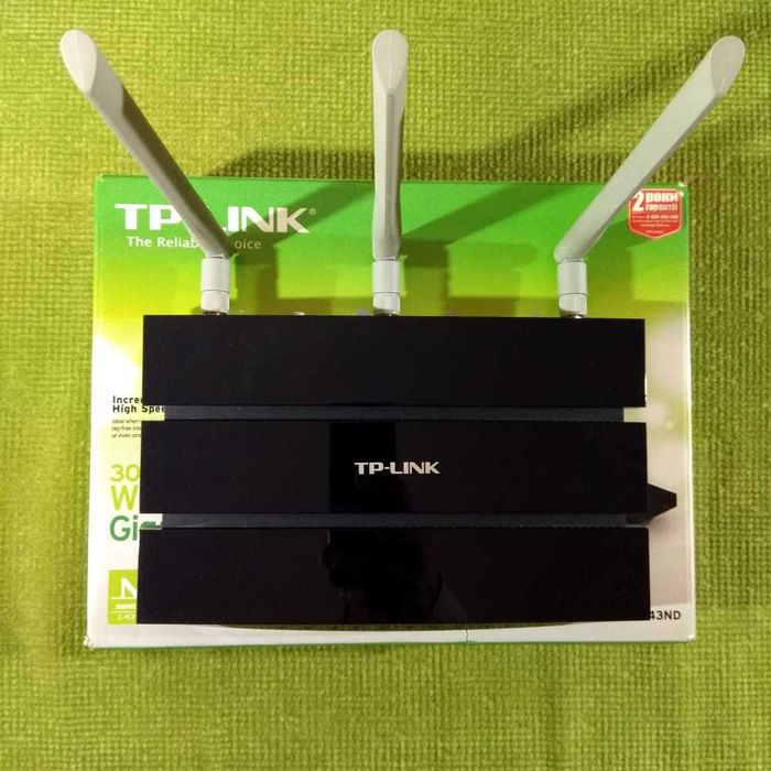 Роутер TP-Link TL-WR1043ND (Wi-Fi 450 Мбіт/с, Ethernet 1000 Мбіт/с)