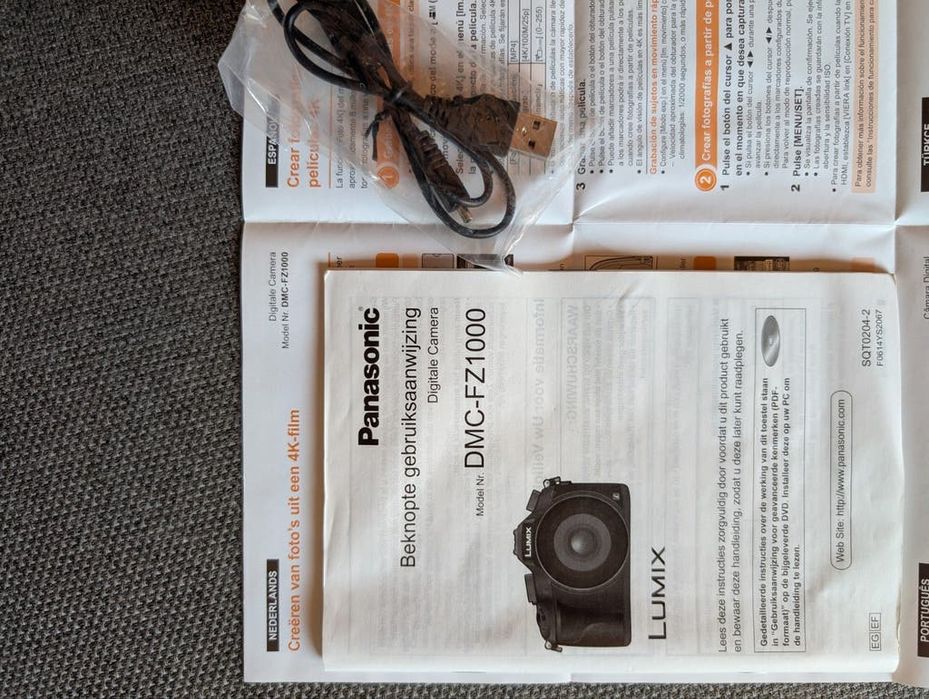 Panasonic Lumix DMC-FZ1000 4K + akcesoria