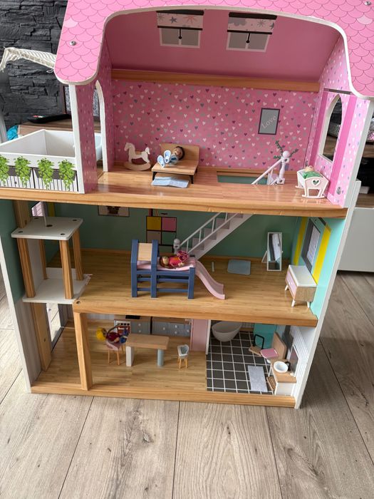 Drewniany Domek dla lalek Lidl