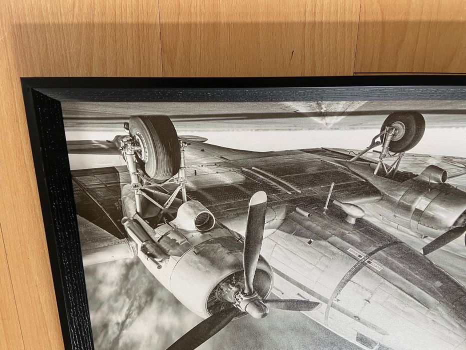 Molduras com imagem de avião antigo