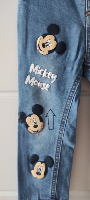Spodnie jeans Myszka Mickey