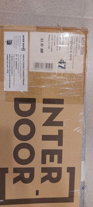 Inter Door ościeżnica  zewnętrzna zielona RAL 6005 prawa