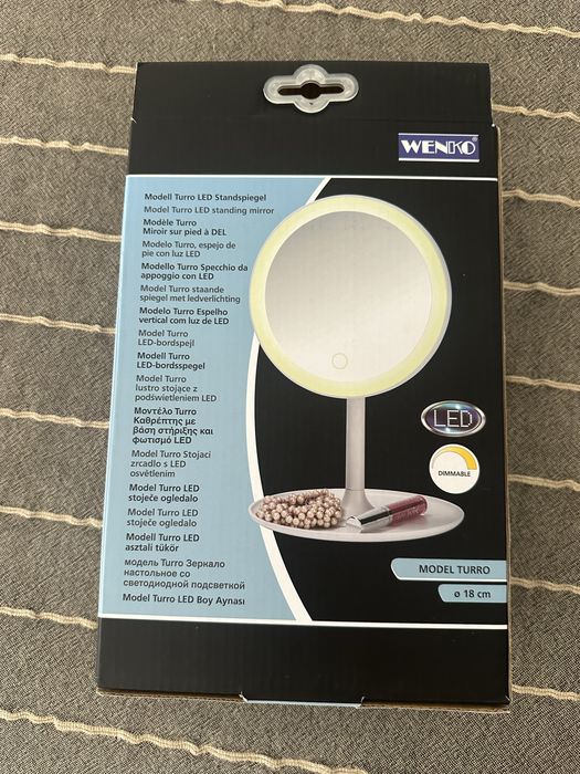 Espelho de Maquilhagem LED WENKO Turro