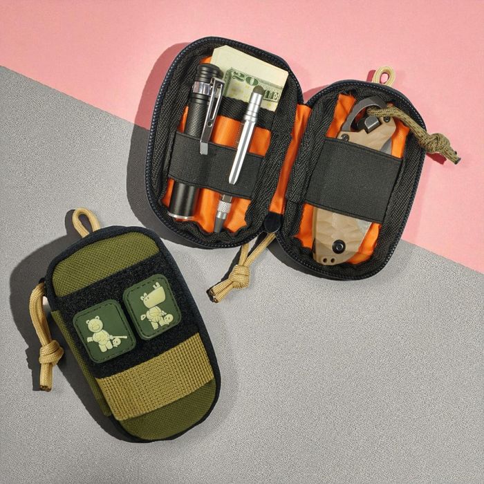 EDC підсумок, чохол для міні-мультитула, ліхтарика, складаного ножа.