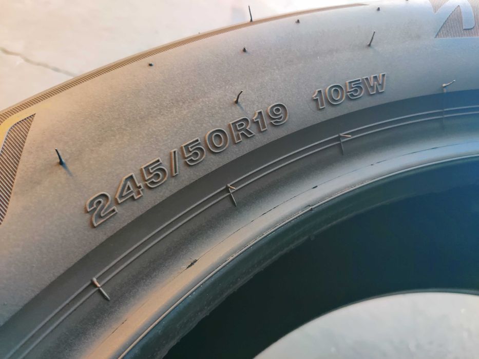 2шт R19 245 50 літні шини Bridgestone Alenza 001 добрий стан