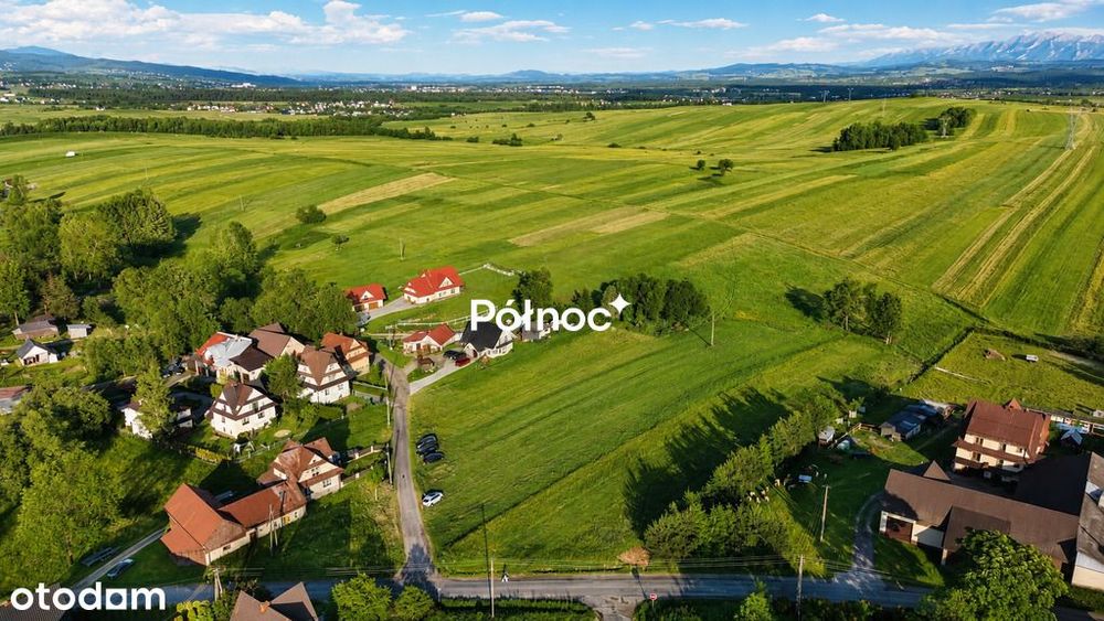 Działka budowlana blisko Nowego Targu