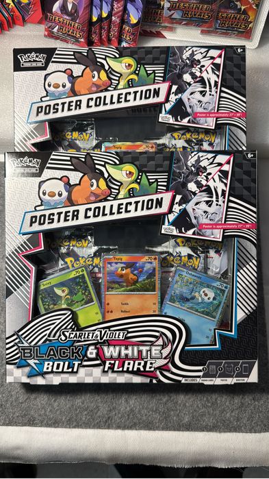 Tcg pokemon destined rivals and black and white entre outros