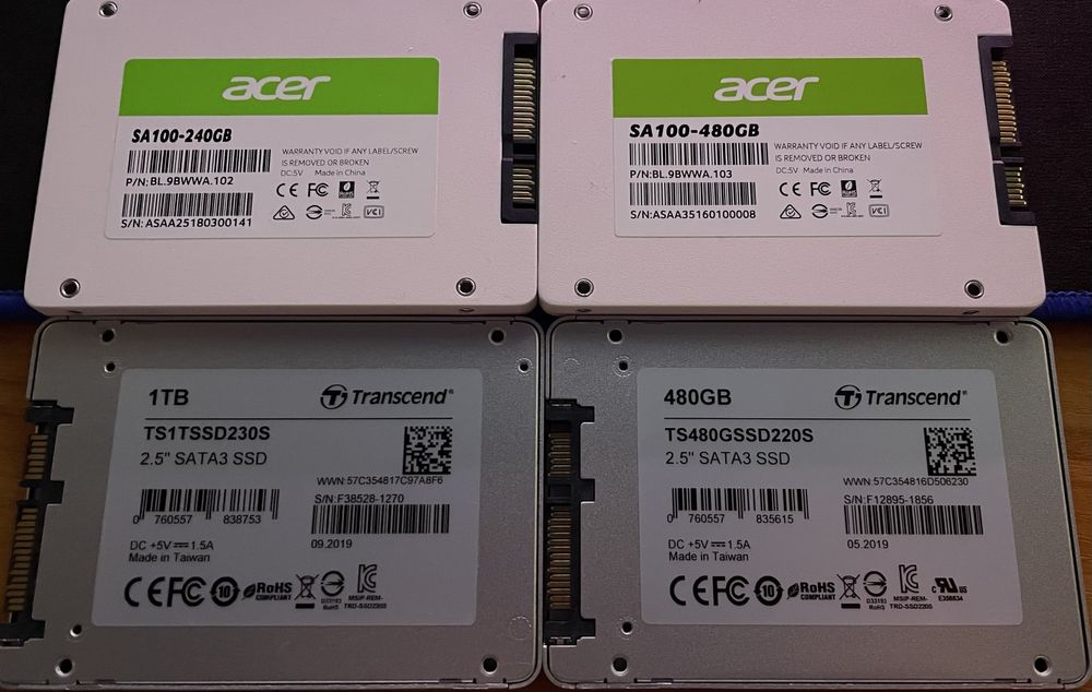 Ssd диски 240, 480 та 1 тб