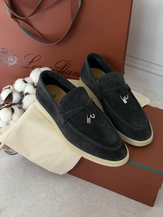 Лофери Loro Piana 36-41 преміальна якість black caviar колір