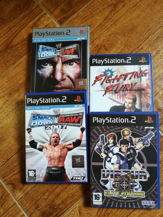 Jogos PS 2 com muito pouco uso.