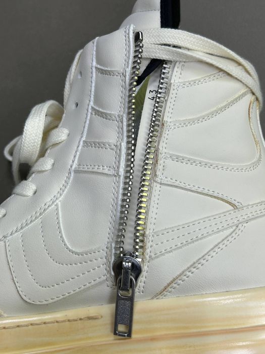 Rick owens jambo dunk 2008 white білі кросівки кроссовки кеди 44 43 42 41