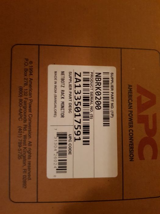 Monitor szaf APC NetBotz Rack Monitor NBRK0200