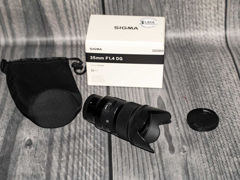 Nowy obiektyw Sigma ART f 1,4 35 mm do sony E