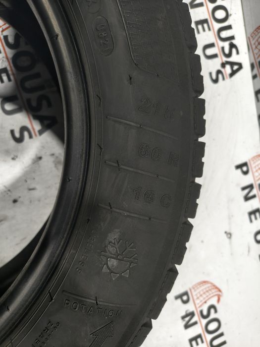 2 pneus semi novos 215-60R16C Kleber - Oferta dos Portes