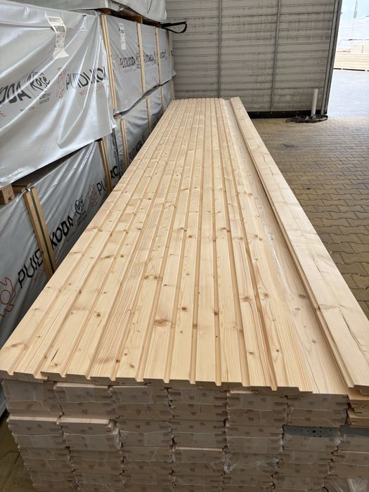 Deska elewacyjna lamelowa lamele zewnętrzne