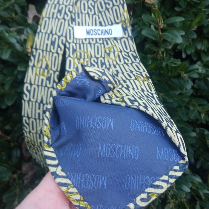 Галстук из натурального шелка Moschino