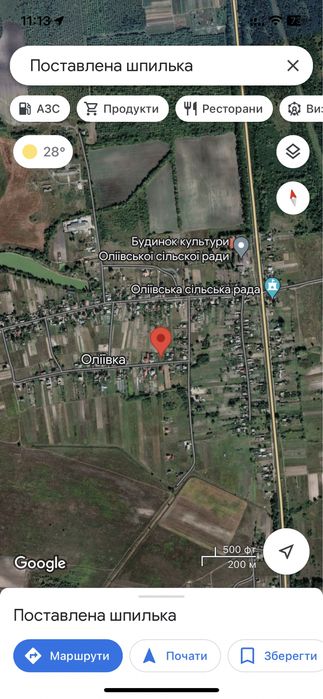 Земельна ділянка в Оліївці (вул. Молодіжна)