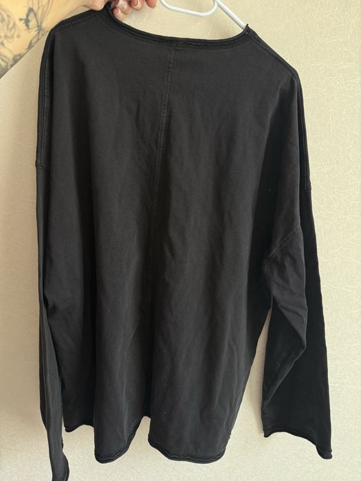 Лонг zara черный М oversize
