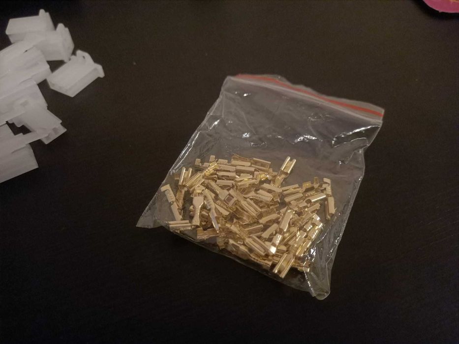 Conector de crimpagem com 2/3/4/6 pinos