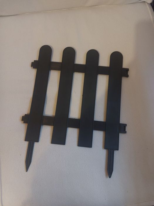 Płotek ogrodowy, paliasada szary. Możliwa wysyłka