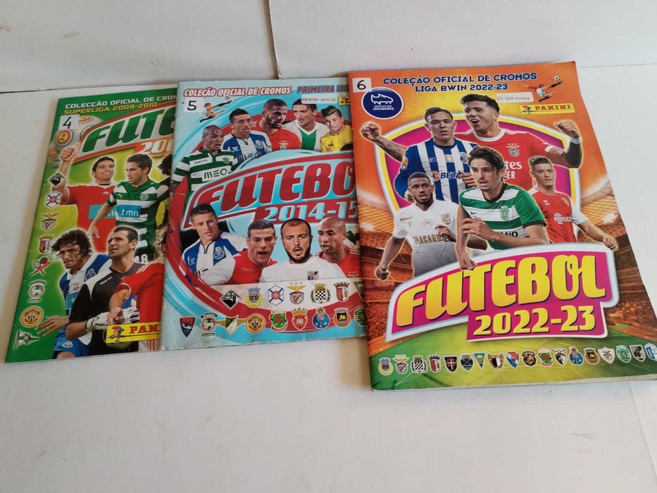 Cadernetas de Futebol “Panini” incompletas