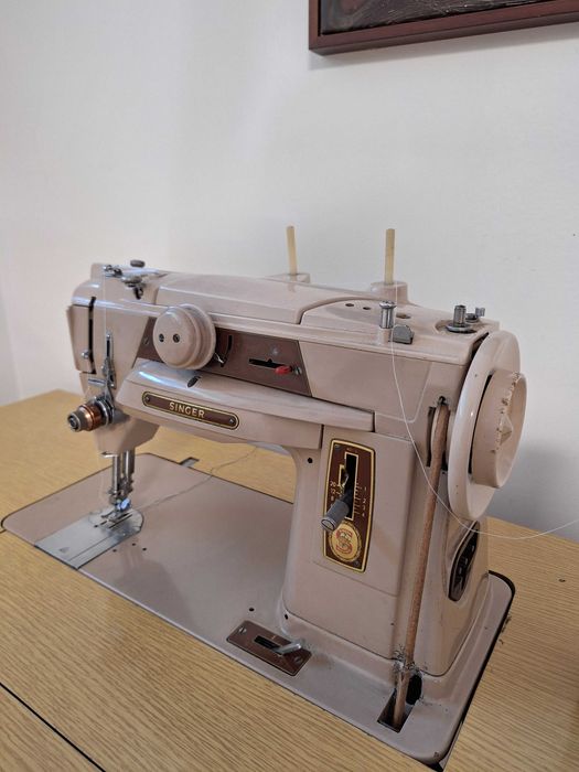 Maquina costura singer com pé