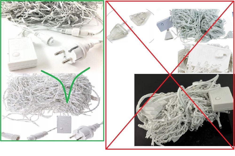 Гирлянда морозостійка 19м 500 led  сопли бахрома вулична гірлянда