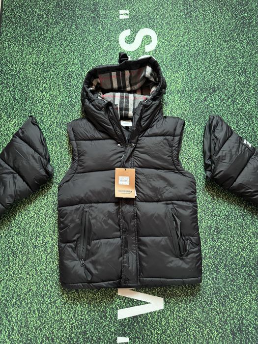 Пуховик burberry барберри барбери burbery куртка зимова хіт сезону