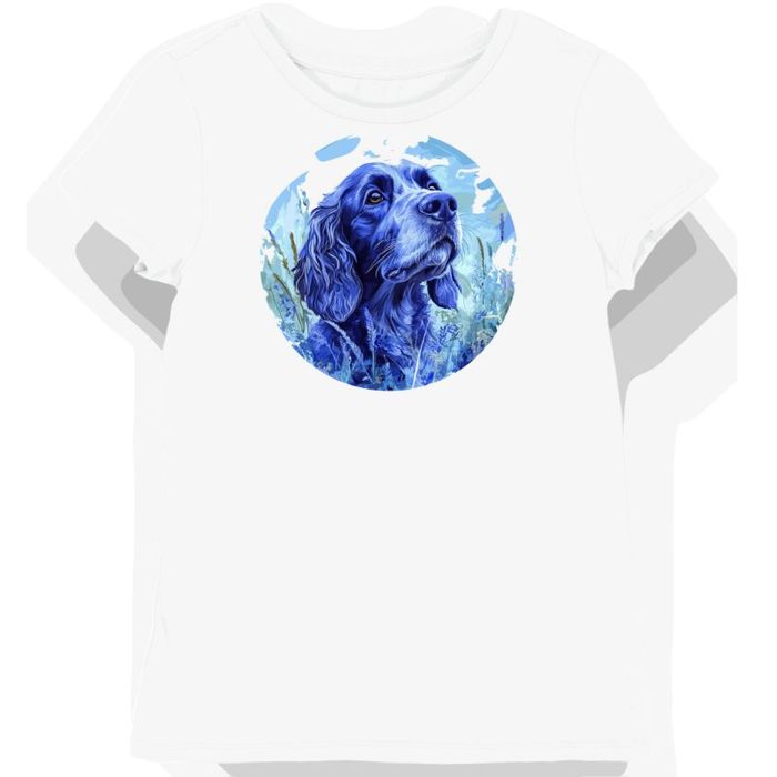 Koszulka damska biała z grafiką Clumber Spaniel 2XL