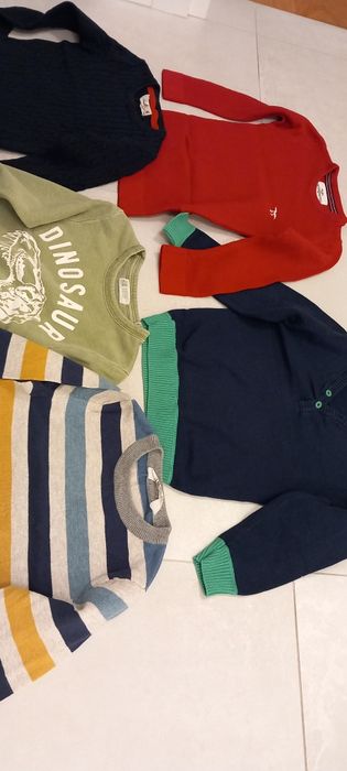 Sweterki i bluza dla chłopca, 98/104 cm