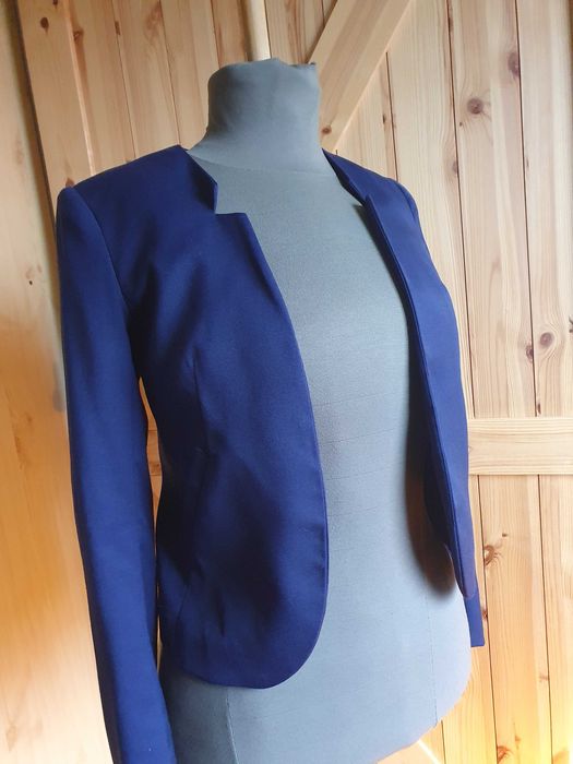 H&M żakiet granat r. 34/36 stan idealny