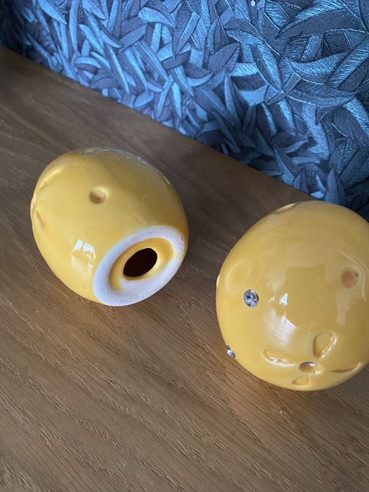 Dekoracje ceramiczne pisanki wielkanocne 2 szt