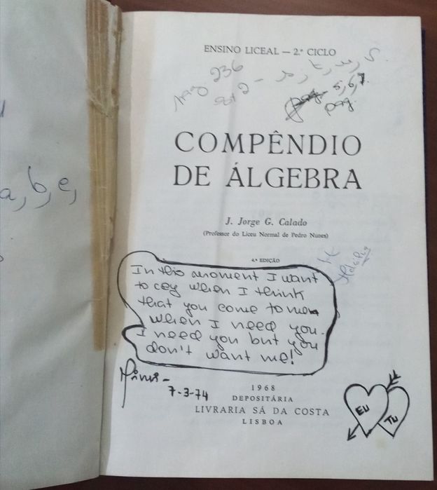 Compêndio de Álgebra - 1968