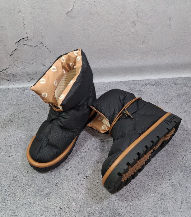 Ботинки Flufie Classic дутики женские с пуховым утеплителем кроссовки