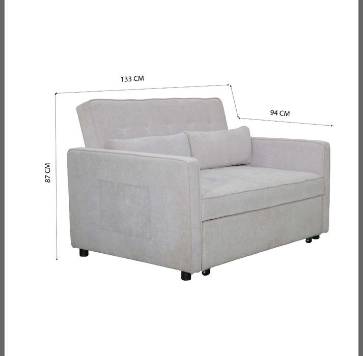 Sofá Cama 2 Lugares JOM PIACENZA