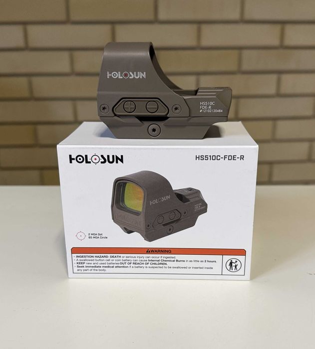 Прицел HOLOSUN HS510C Цвет Койот Новый из США Коллиматор