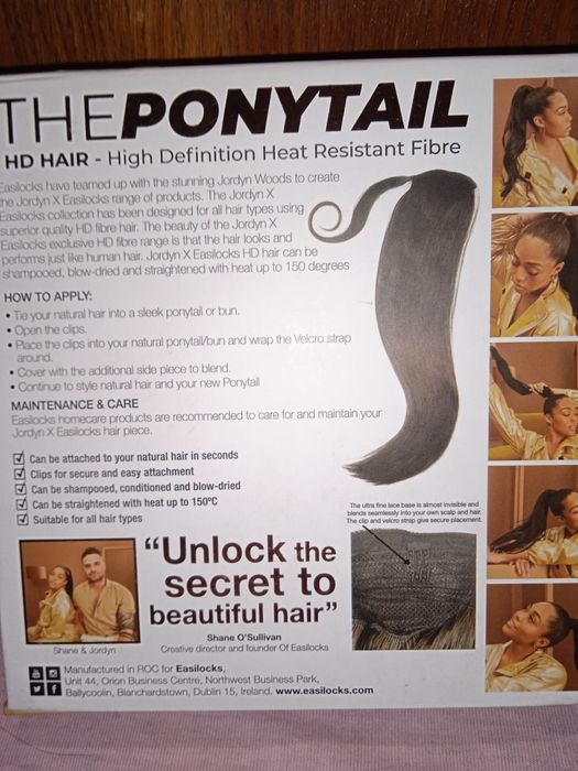 Бусы стекло новые шиньон хвост