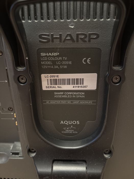 Телевізор, LED 20, Sharp LC-20S1E (20”) телевизор