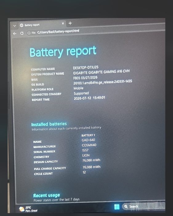 Portátil Gigabyte A16 2025 e Oculus Xreal XbX a01plus