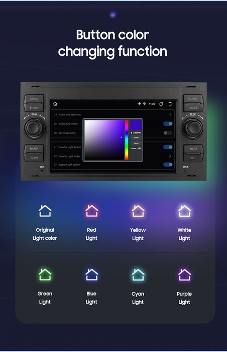 Radio Nawigacja Android Ford