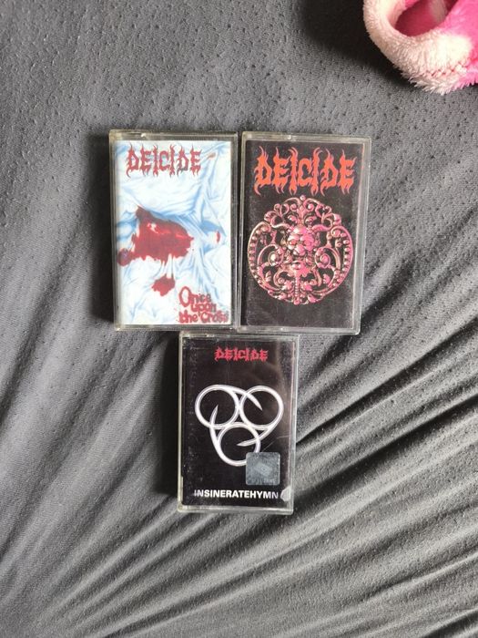 Kasety deicide  zestaw metal magnetofonowe kasety