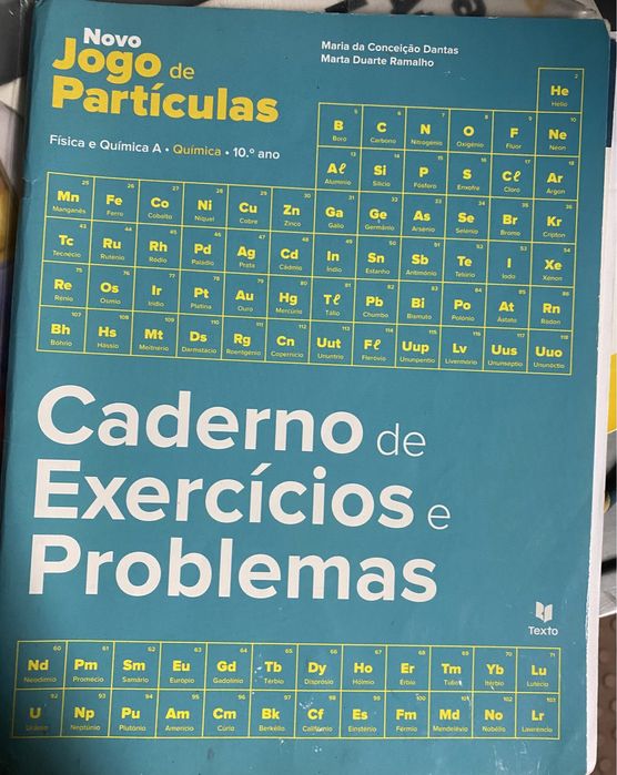 Caderno de atividades Novo Jogo de particulas 10° ano