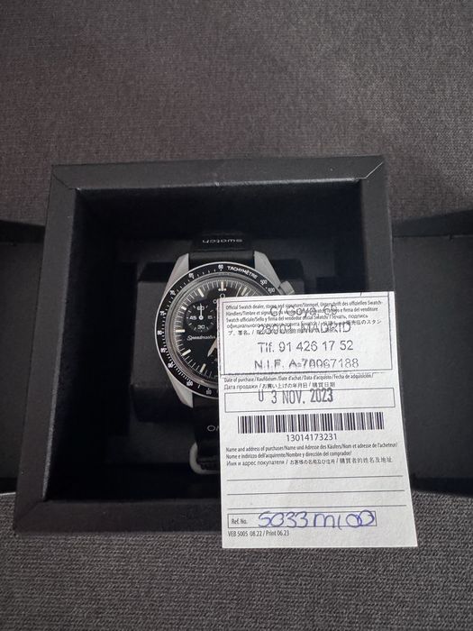 Relógio Swatch Omega Mission to The Moon