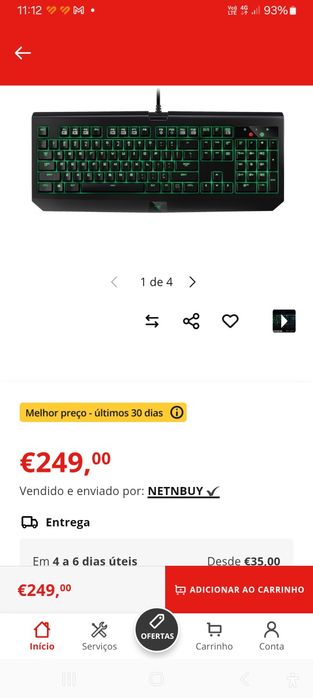 Teclado Blackwidow Ulimate Razer